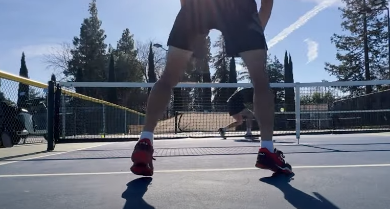 Wearing Pickleball Shoes